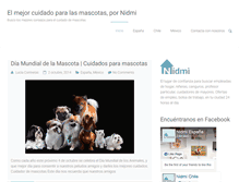 Tablet Screenshot of cuidadoparamascotas.com